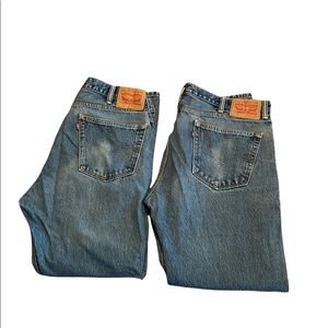 2 pr. Men’s Levi’s 505.  Waist 38/30